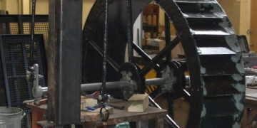 Iron Water Wheel Restoration - Bishop's Palace